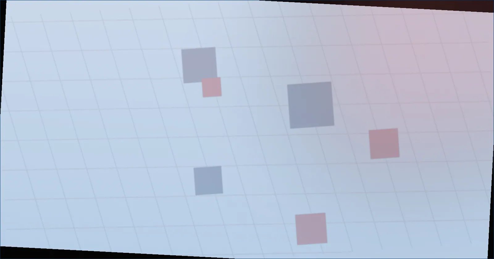 Blue grid pattern suggesting electrical grid and battery terminal layout